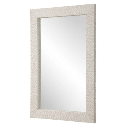 EVERETT IVORY STONE MIRROR