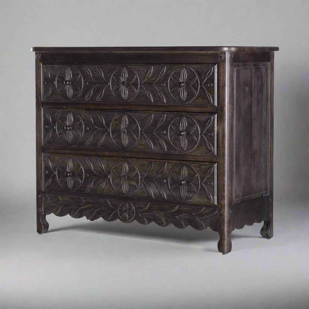 FLORA THREE-DRAWER CHEST