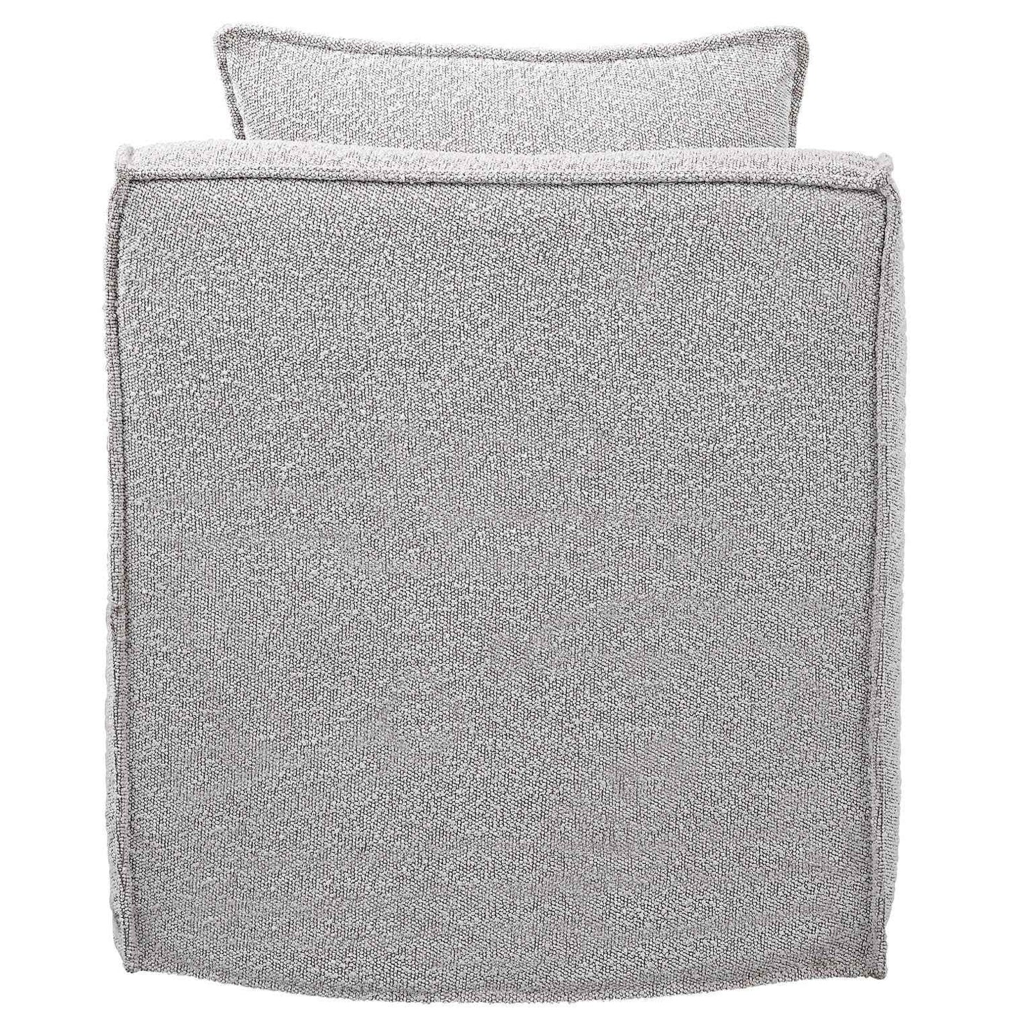 FONTANA IVORY-GREY BOUCLE SWIVEL CHAIR