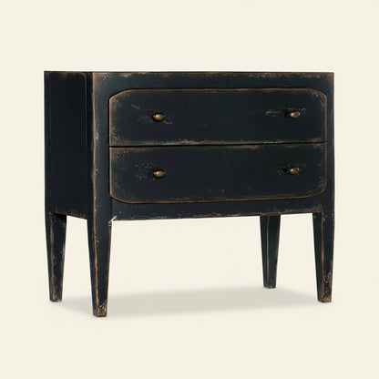 FRENCH MARKET NIGHTSTAND: ANTIQUE BLACK