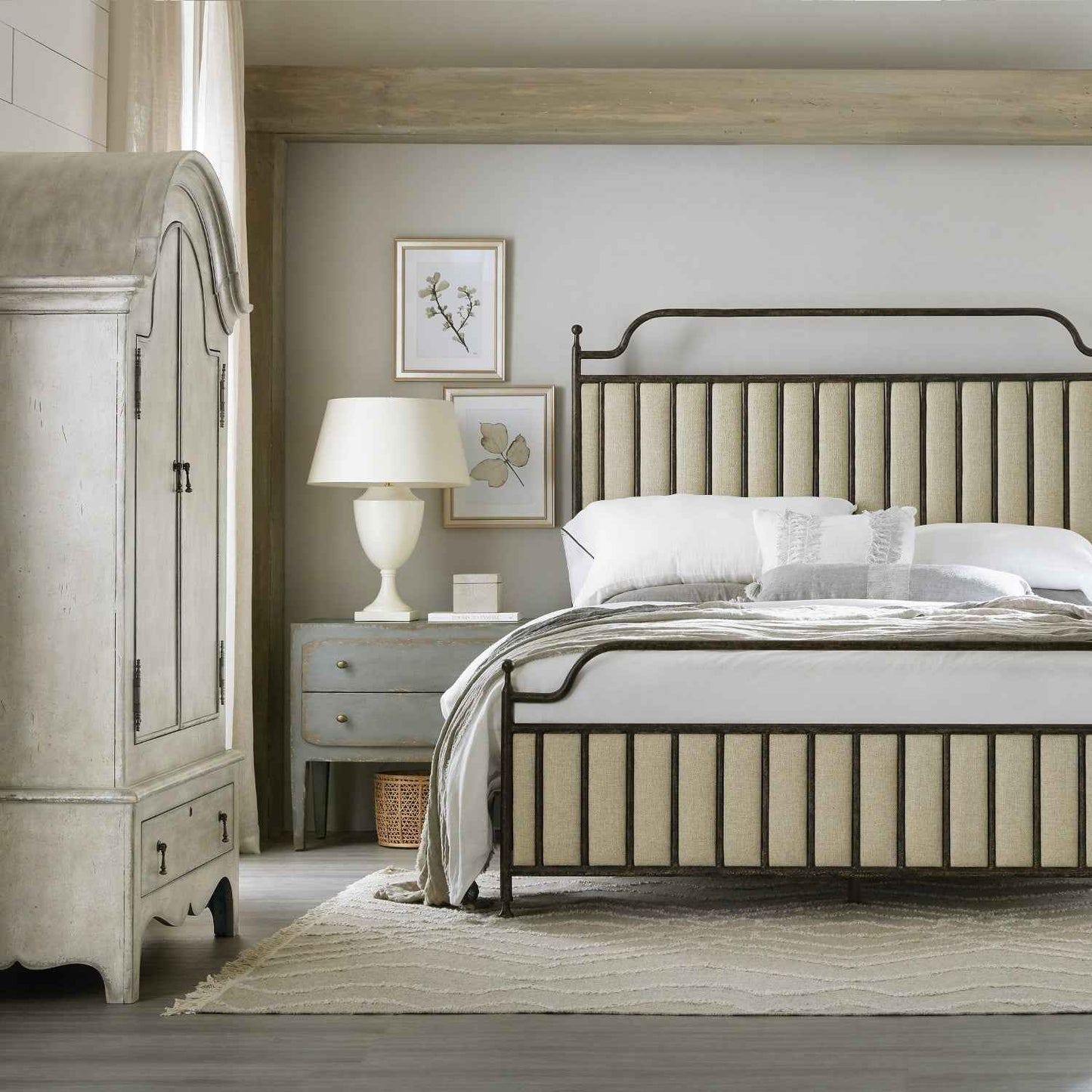 FRENCH MARKET NIGHTSTAND: VINTAGE GREY