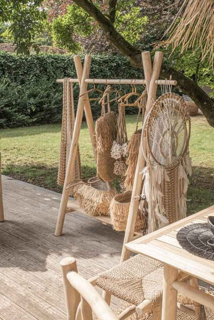 FRINGE RAFFIA TOTE