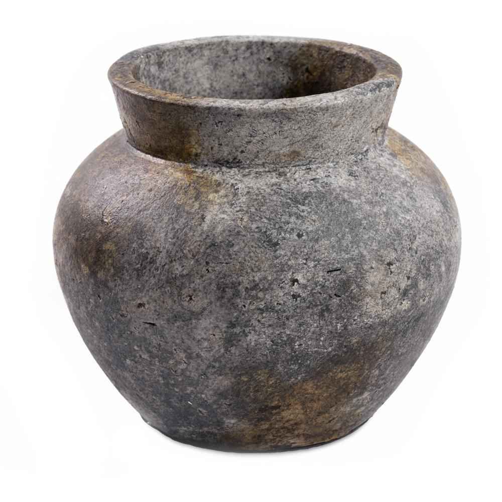 FUNKY TERRACOTTA VASE | ANTIQUE GREY | 3 SIZES