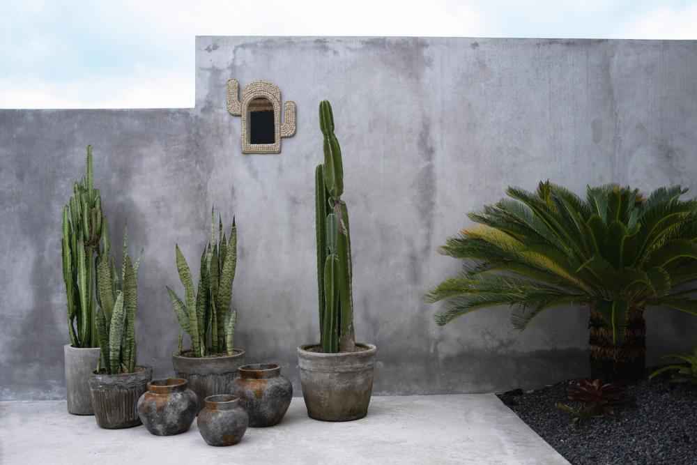 FUNKY TERRACOTTA VASE | ANTIQUE GREY | 3 SIZES