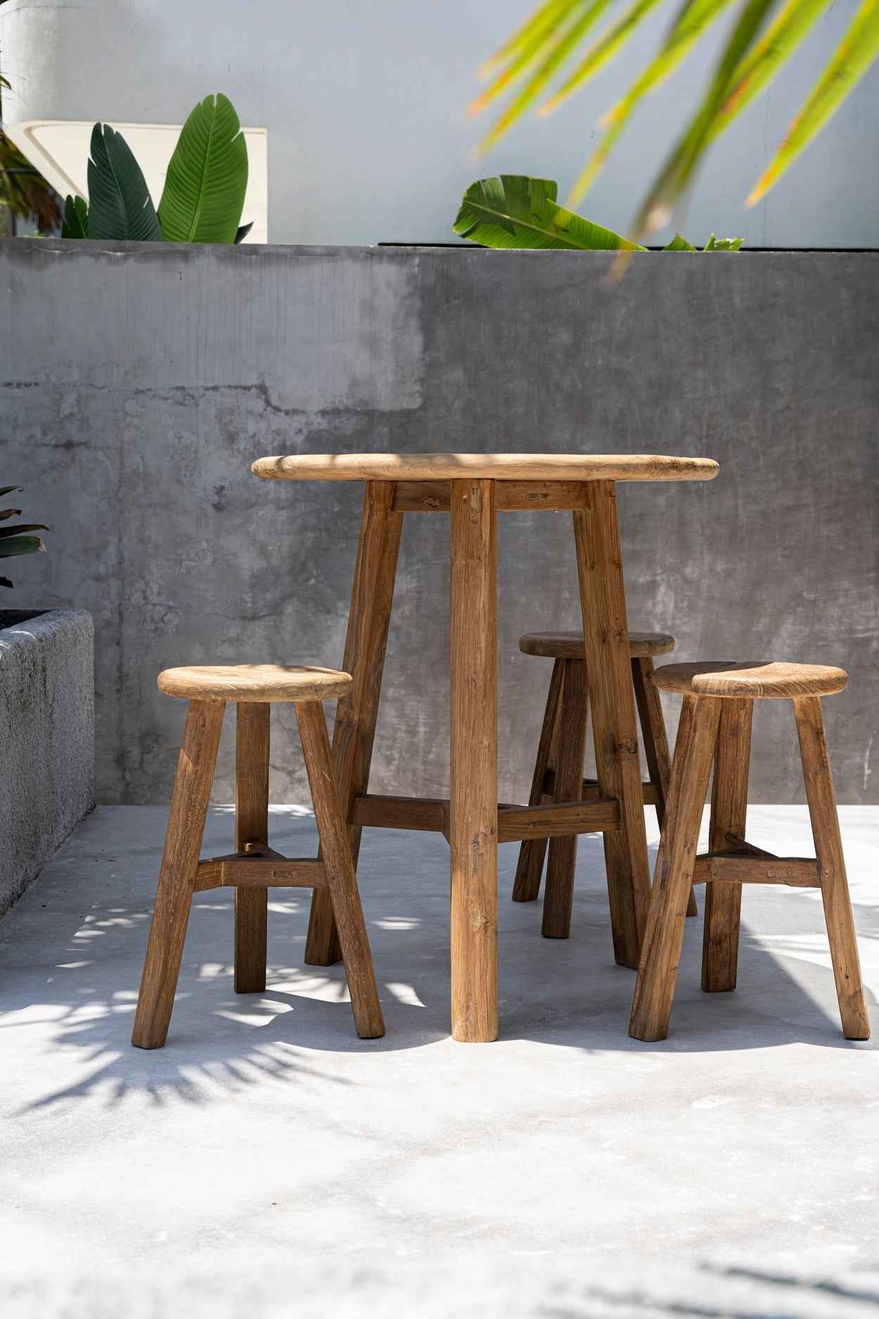FUSUMA BAR STOOL | RECLAIMED TEAK | IN-OUTDOORS