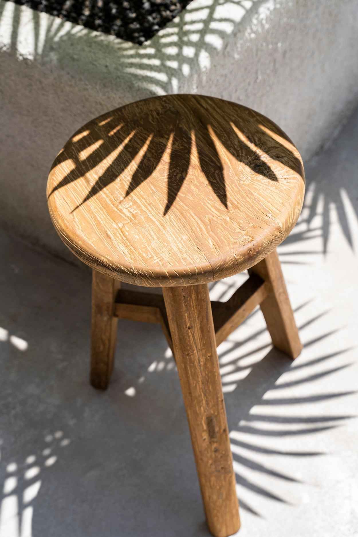 FUSUMA BAR STOOL | RECLAIMED TEAK | IN-OUTDOORS