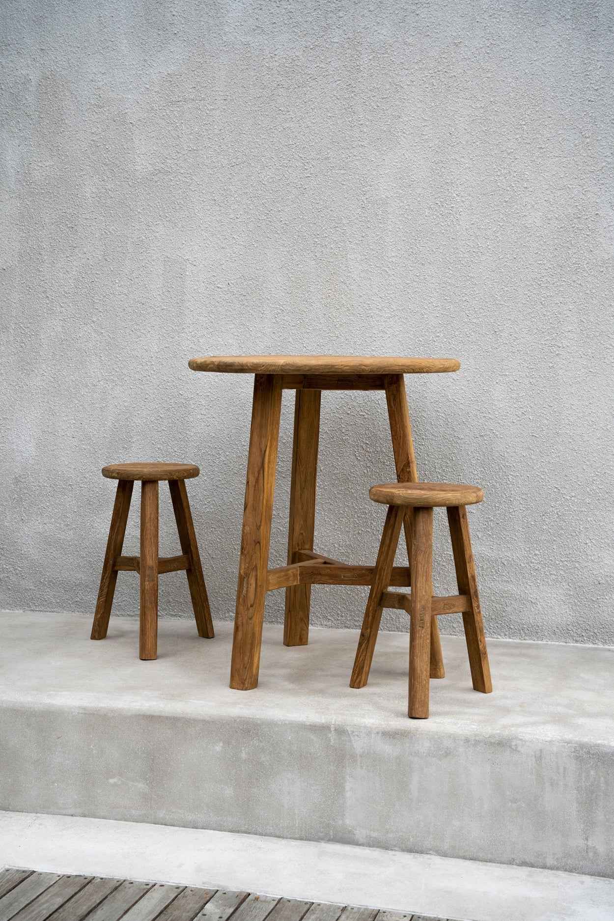 FUSUMA BAR STOOL | RECLAIMED TEAK | IN-OUTDOORS