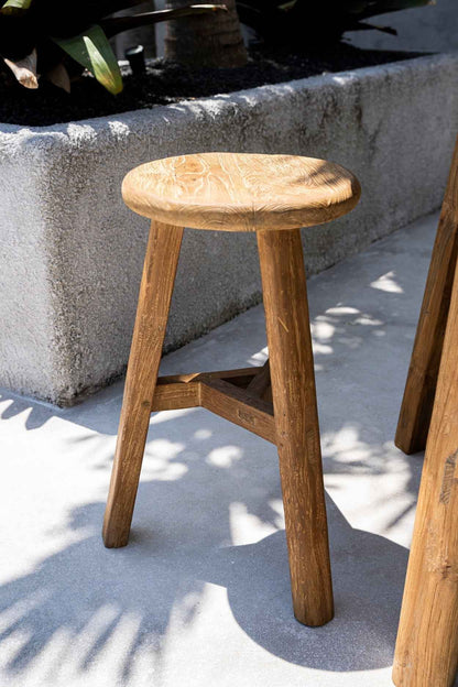 FUSUMA BAR STOOL | RECLAIMED TEAK | IN-OUTDOORS