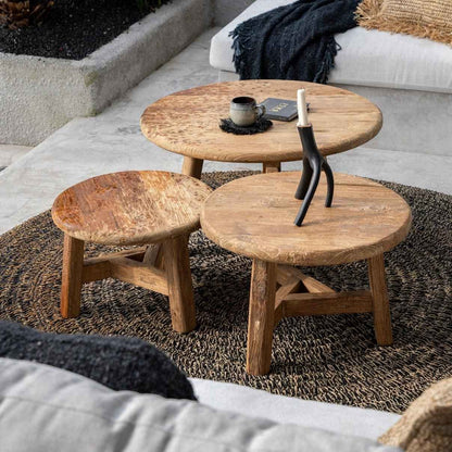FUSUMA COFFEE TABLE | RECLAIMED TEAK | IN-OUTDOORS | 3 SIZES