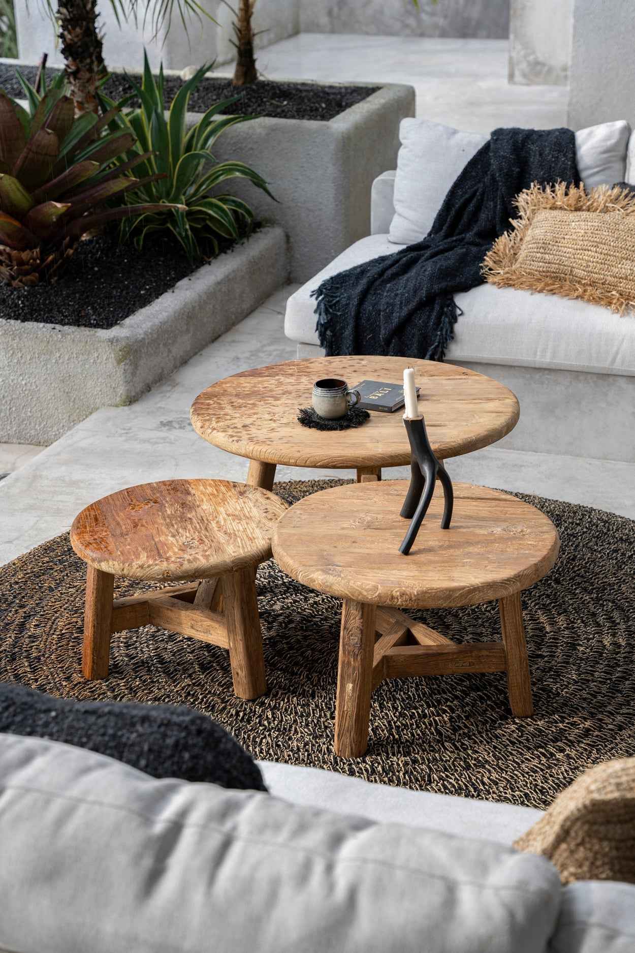 FUSUMA COFFEE TABLE | RECLAIMED TEAK | IN-OUTDOORS | 3 SIZES