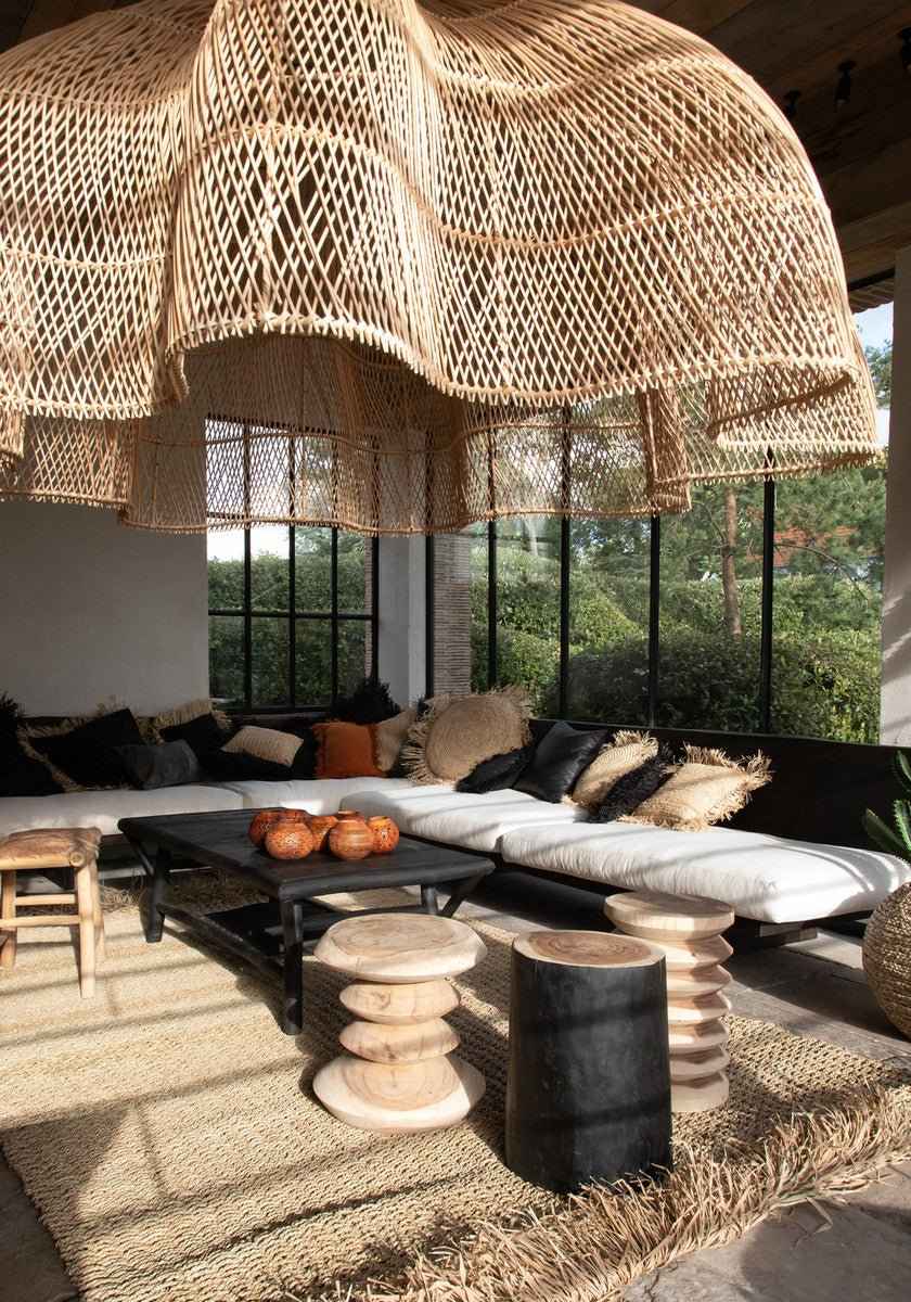 GALAPAGOS SIDE TABLE + STOOL | NATURAL