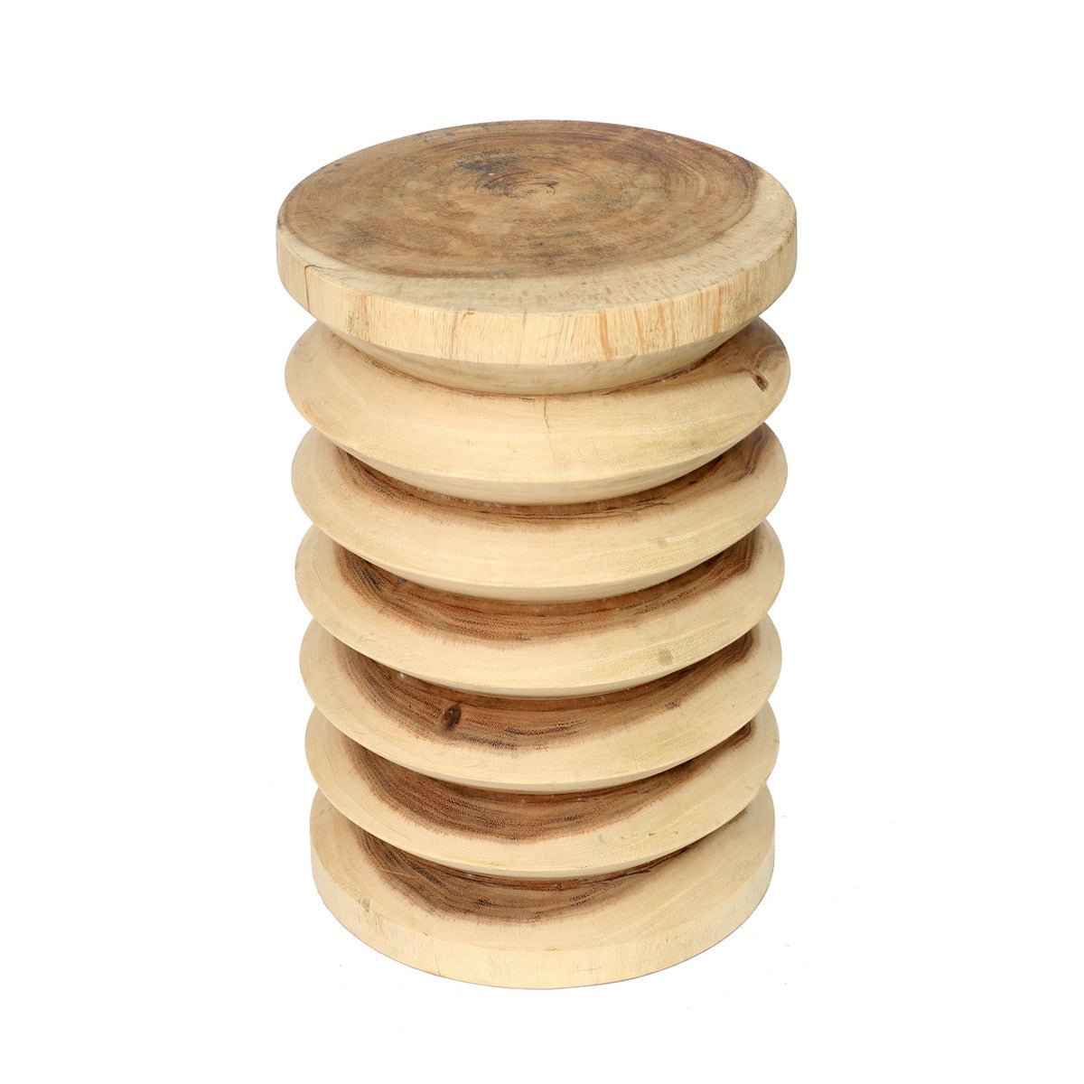 GALAPAGOS SIDE TABLE + STOOL | NATURAL