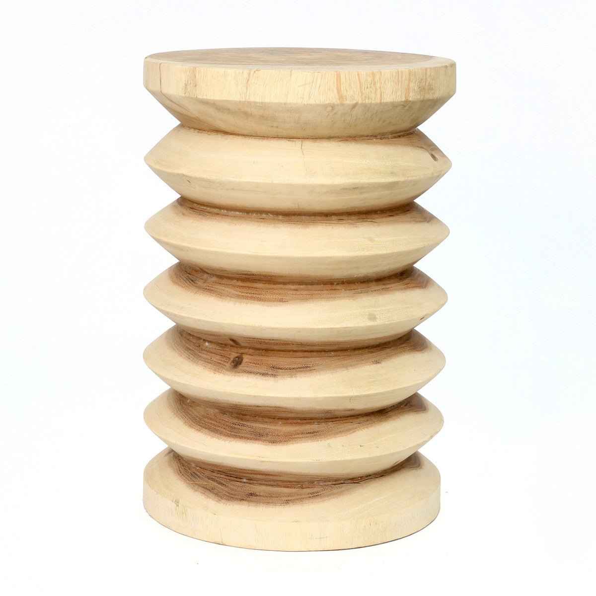 GALAPAGOS SIDE TABLE + STOOL | NATURAL