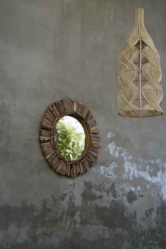 GARAFFA PENDANT + FLOOR LAMP SHADE | NATURAL | 2 SIZES