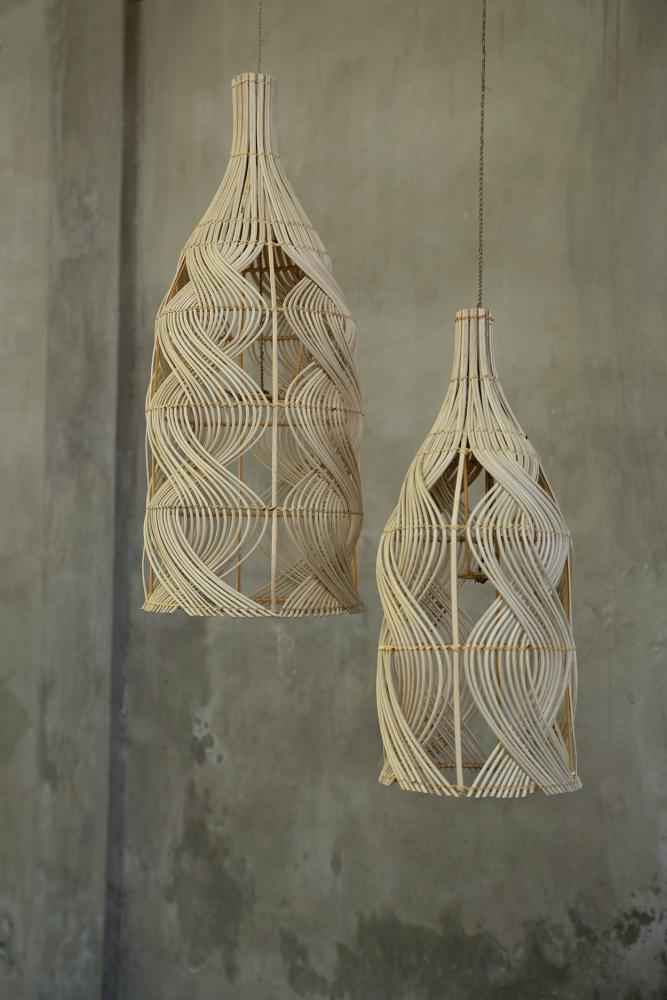 GARAFFA PENDANT + FLOOR LAMP SHADE | NATURAL | 2 SIZES