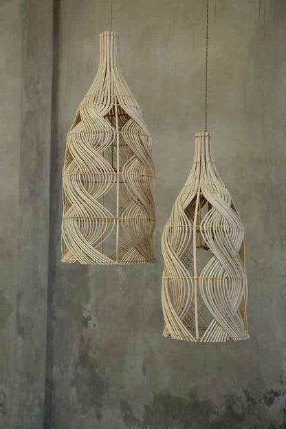 GARAFFA PENDANT + FLOOR LAMP SHADE | NATURAL | 2 SIZES