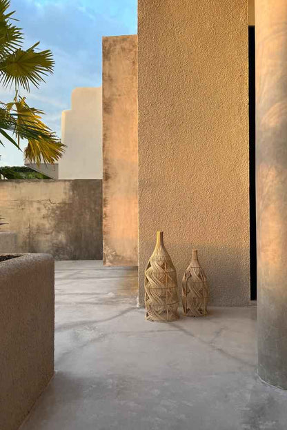 GARAFFA PENDANT + FLOOR LAMP SHADE | NATURAL | 2 SIZES