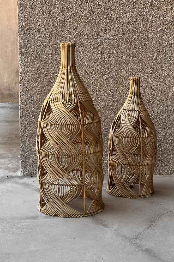 GARAFFA PENDANT + FLOOR LAMP SHADE | NATURAL | 2 SIZES