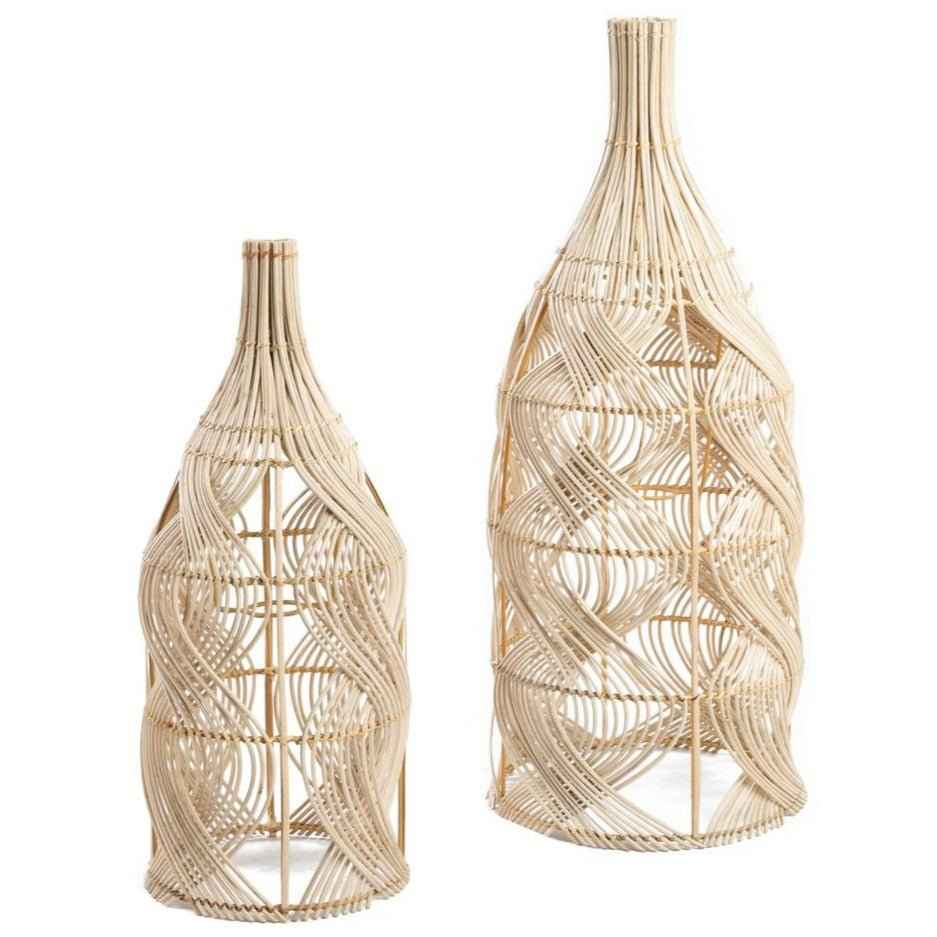 GARAFFA PENDANT + FLOOR LAMP SHADE | NATURAL | 2 SIZES