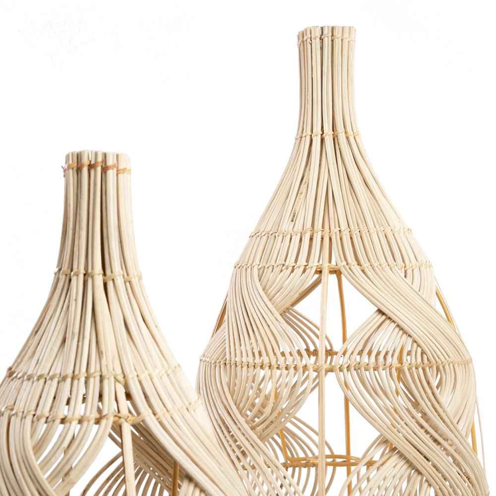 GARAFFA PENDANT + FLOOR LAMP SHADE | NATURAL | 2 SIZES