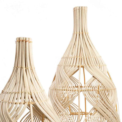 GARAFFA PENDANT + FLOOR LAMP SHADE | NATURAL | 2 SIZES