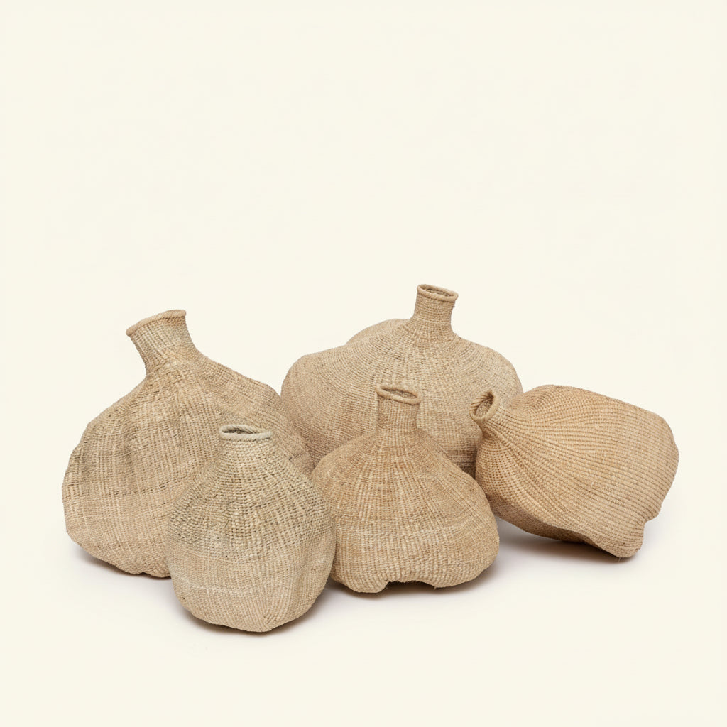 GARLIC GOURD BASKETS | FAIR TRADE | 4 SIZES