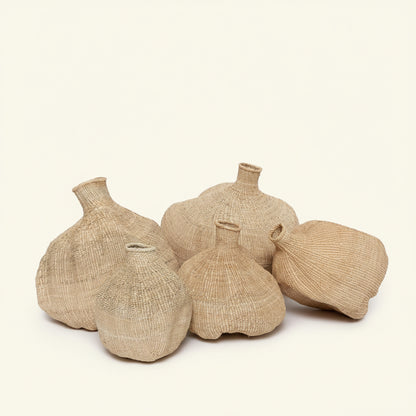 GARLIC GOURD BASKETS | FAIR TRADE | 4 SIZES