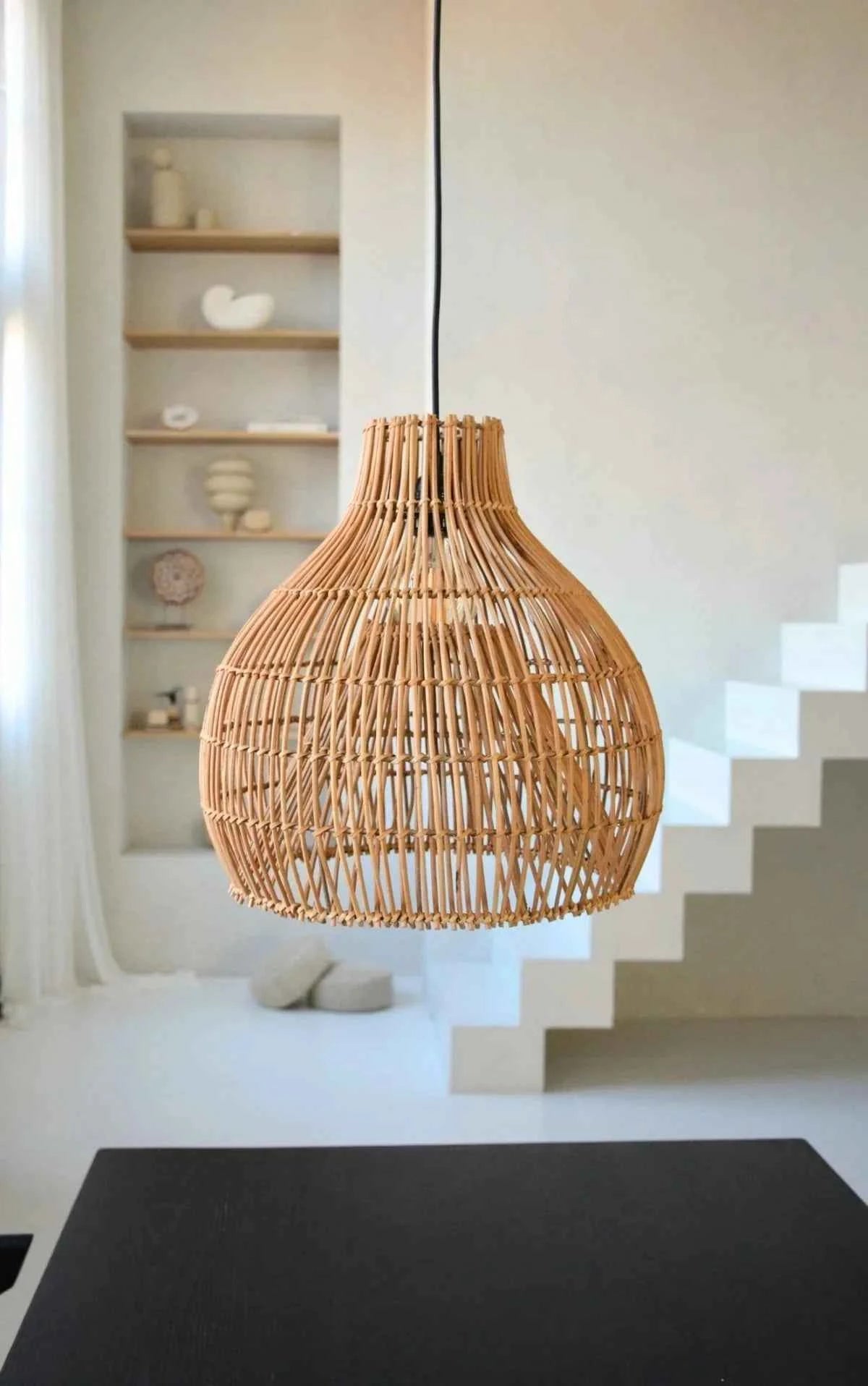 GILI PENDANT SHADE | NATURAL RATTAN