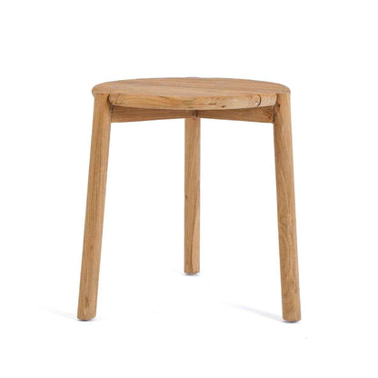 GILIMANUK SIDE TABLE + STOOL | NATURAL TEAK | IN-OUTDOORS