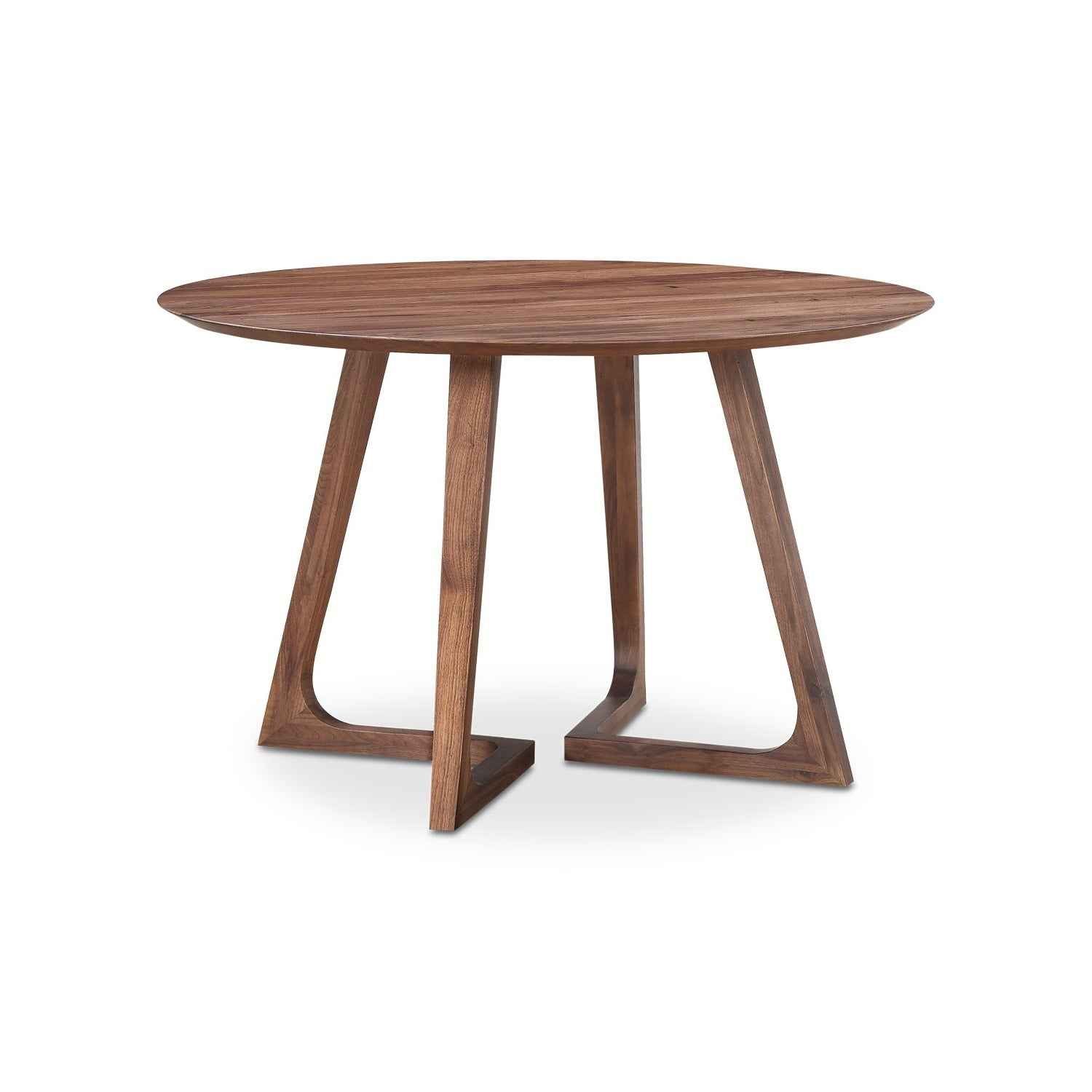 GODENZA DINING TABLE ROUND WALNUT