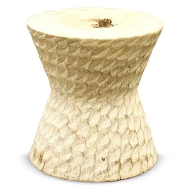 HAMMER STOOL + SIDE TABLE / NATURAL