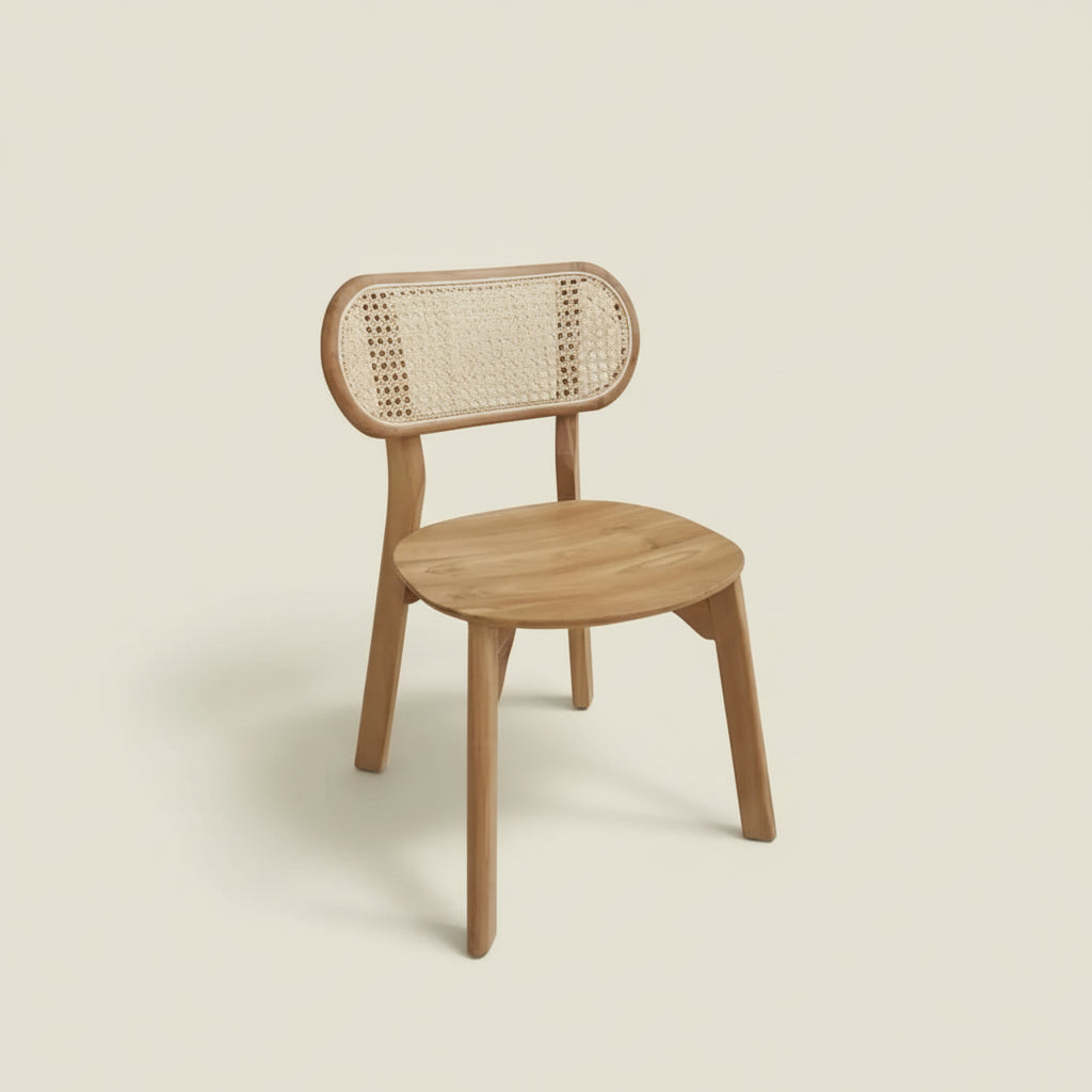 HAPPY DINING CHAIR | NATURAL | SET OF 2