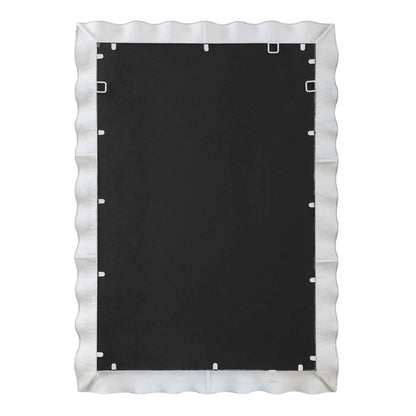 HAYA WHITE SCALLOPED MIRROR