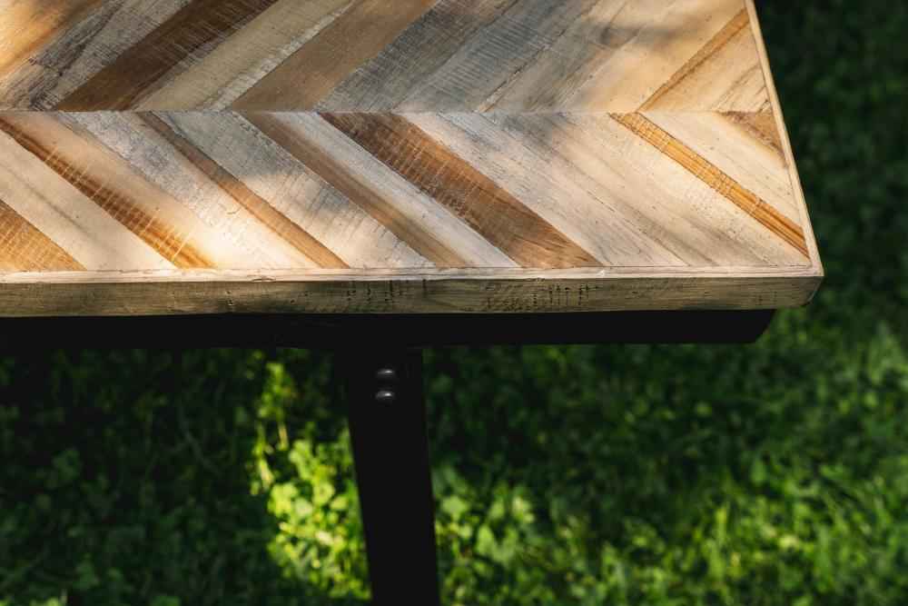 HERRINGBONE TEAK BENCH | NATURAL | 2 SIZES