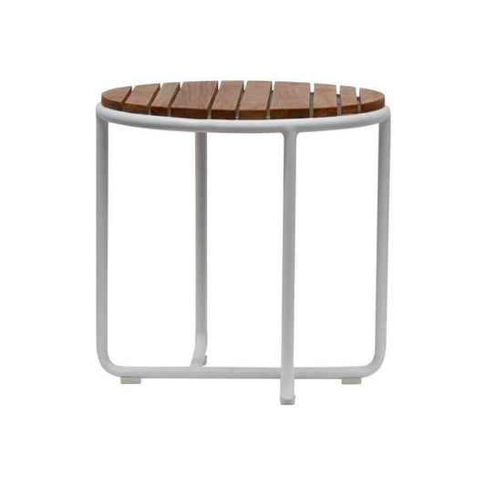 IBIZA ROUND SIDE TABLE / TEAK