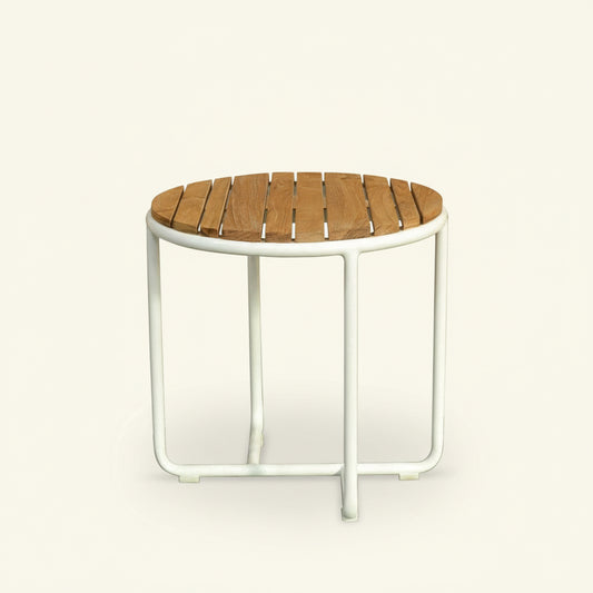 IBIZA ROUND SIDE TABLE / TEAK