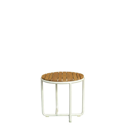 IBIZA ROUND SIDE TABLE / TEAK - Green Design Gallery