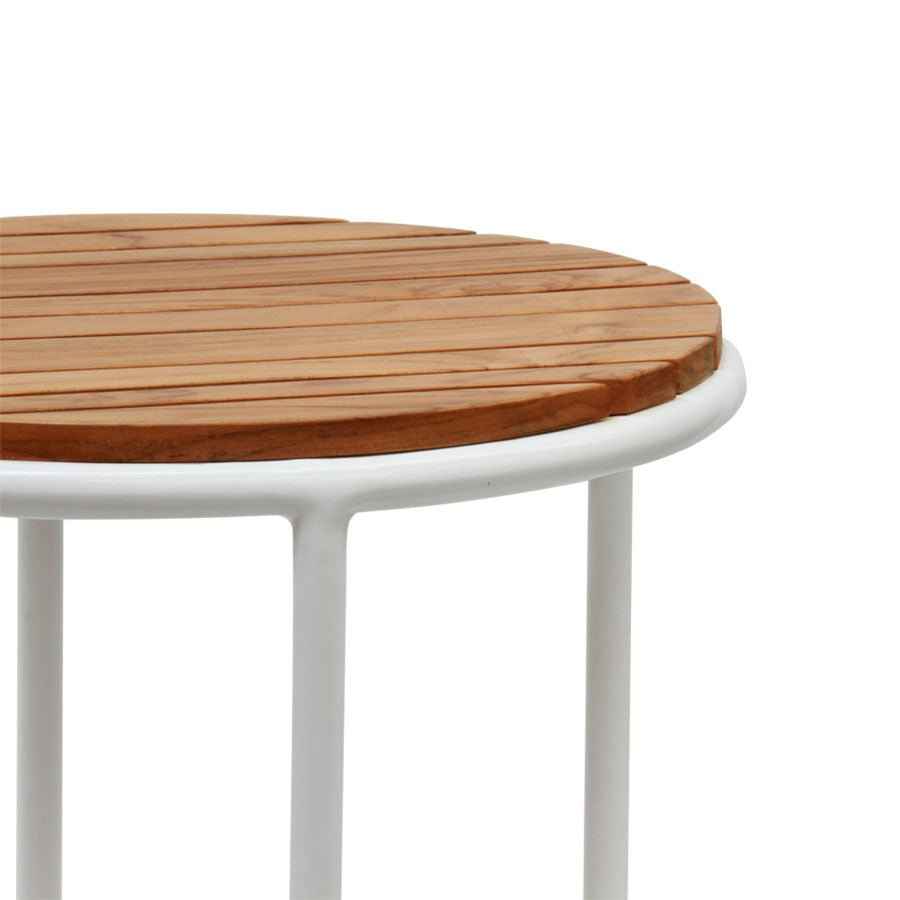 IBIZA ROUND SIDE TABLE / TEAK