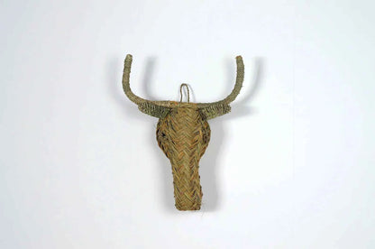 RAFFIA TORO WALL ART