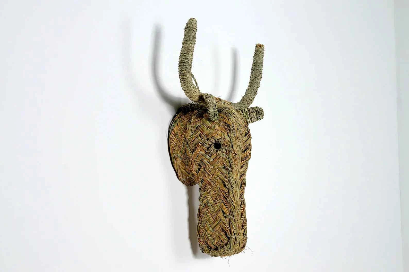 RAFFIA TORO WALL ART