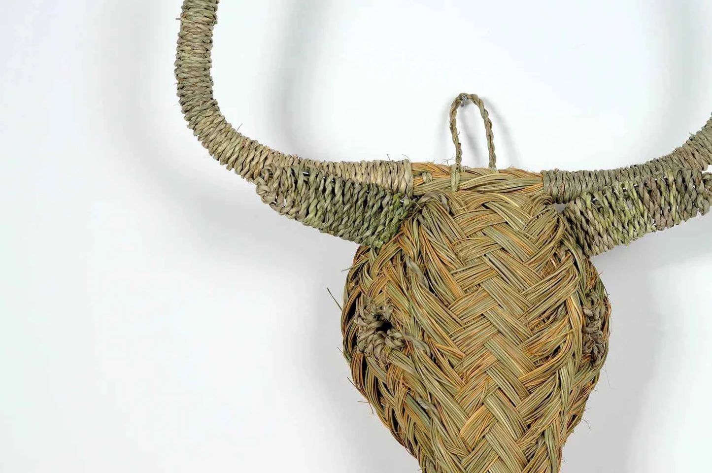 RAFFIA TORO WALL ART