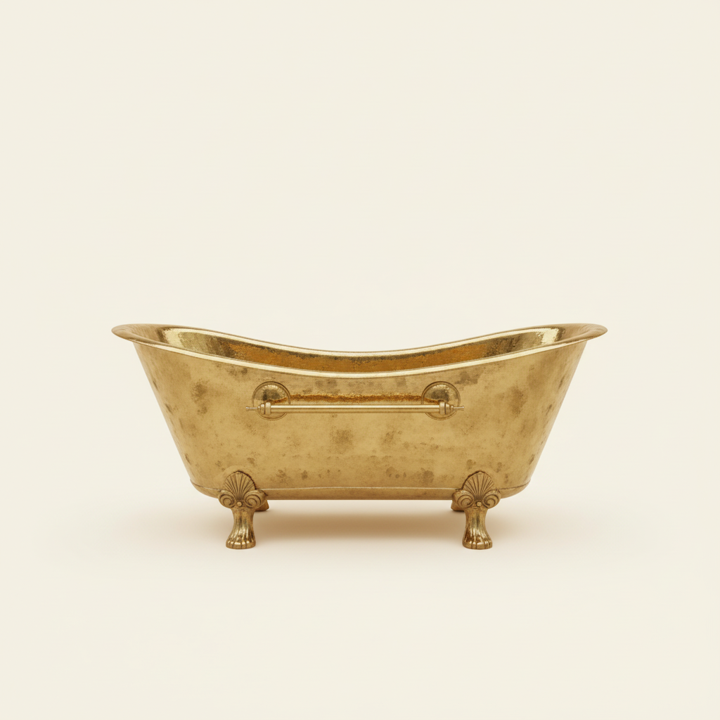 Handmade Brass Bathtub by - HANSA HANDICRAFT