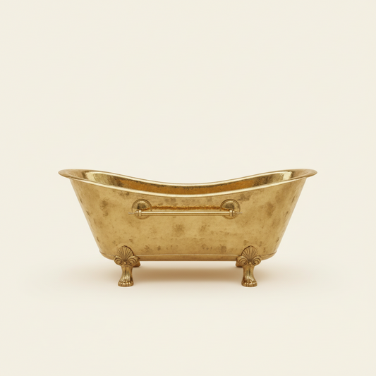 Handmade Brass Bathtub by - HANSA HANDICRAFT