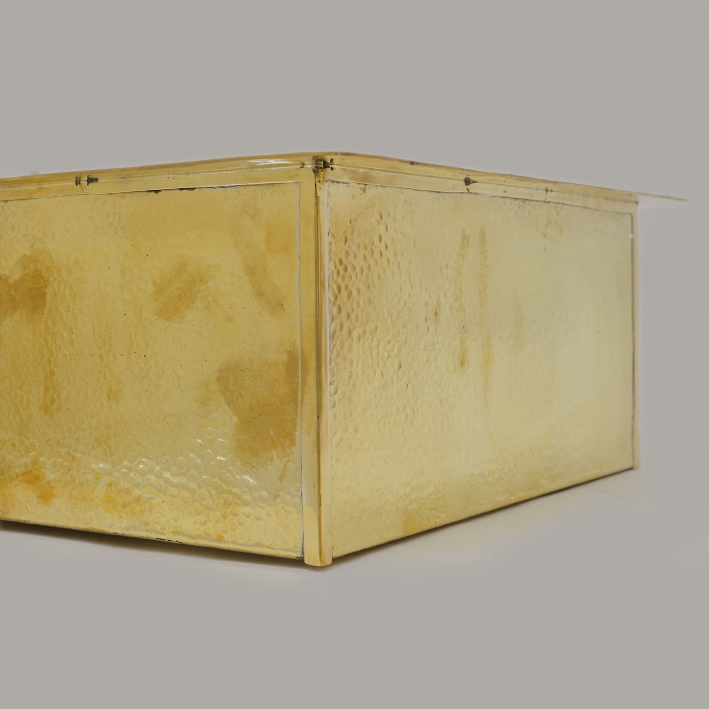 Premium Hammered Brass Kitchen Island Sink | Rectangular Farmhouse Style Sink – HANSA HANDICRAFT