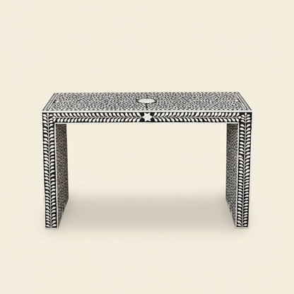 Handmade Bone Inlay Console Table - Camel Bone & Resin Furniture by HANA EXPORTS