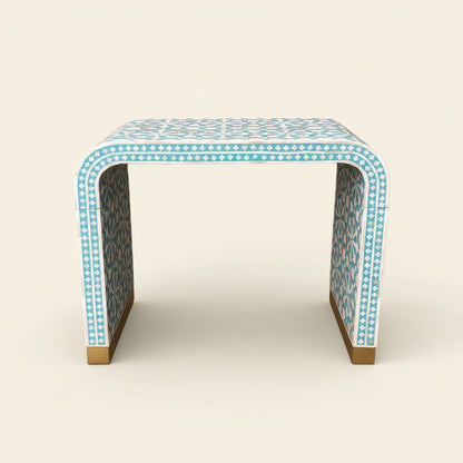 Elegant Handmade Bone Inlay Console Table â Camel Bone, Resin & Wood by HANA EXPORTS