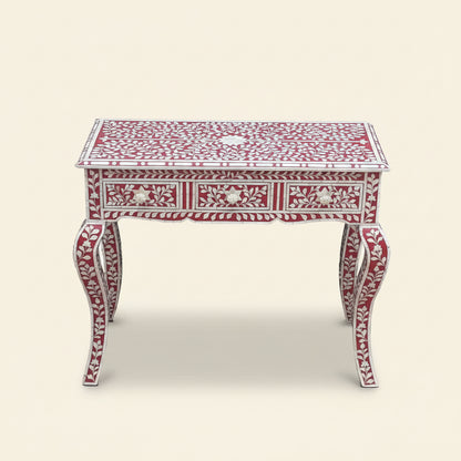 Handmade Bone Inlay Console Table - Camel Bone & Resin Console by HANA EXPORTS