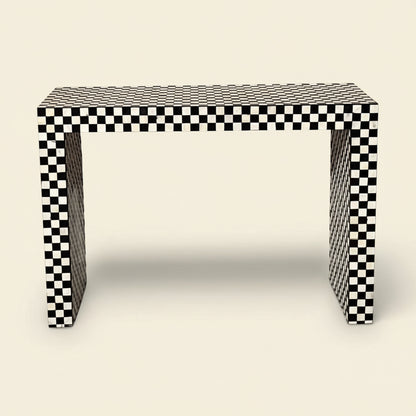 Handmade Bone Inlay Console Table - Decorative Entryway Furniture by HANA EXPORTS