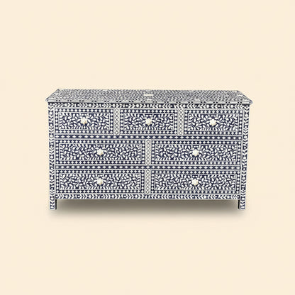 Handmade Bone Inlay Sideboard Cabinet - Camel Bone & Resin Furniture by HANA EXPORTS