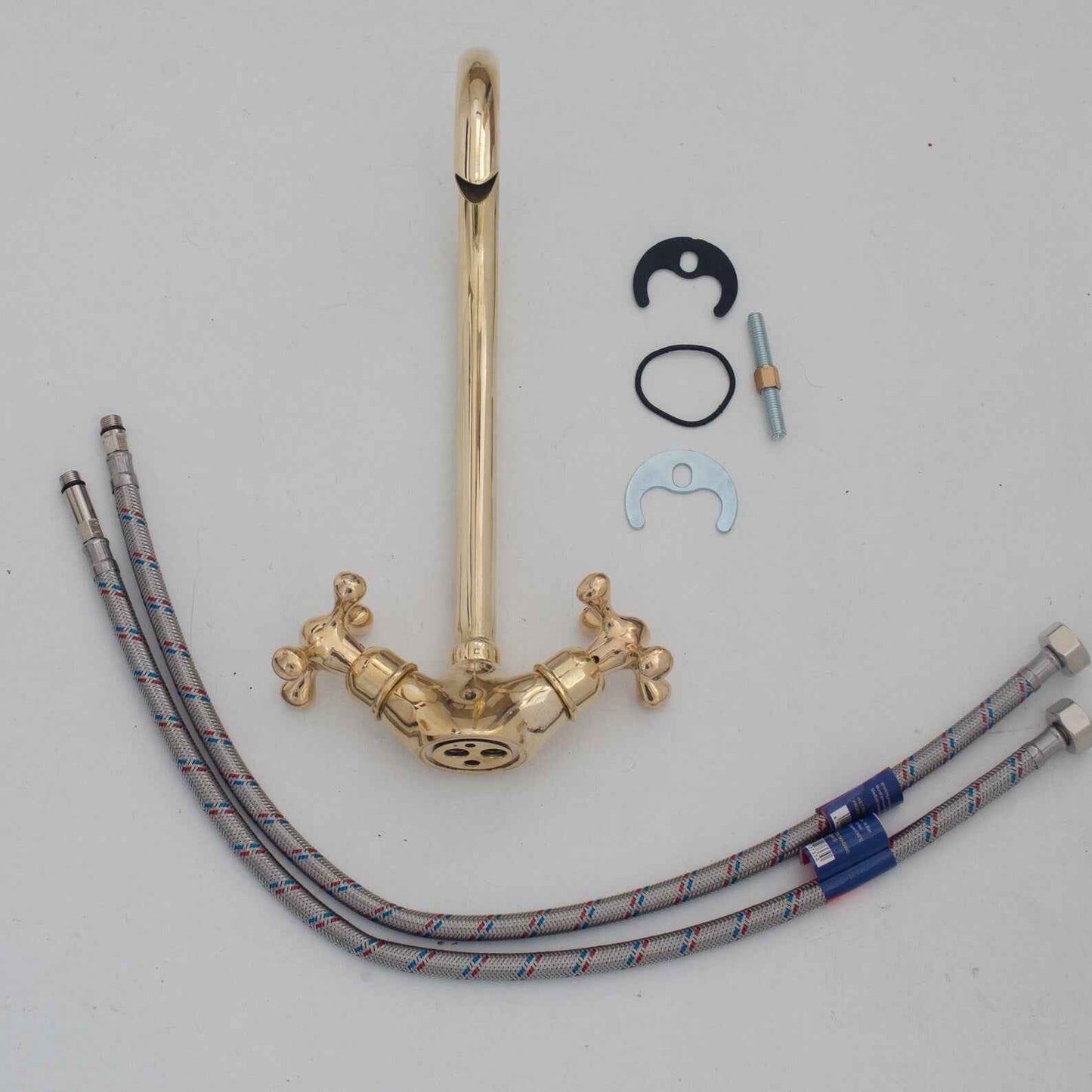 Unlacquered Brass Bathroom Sink Faucet, Single Hole Brass Vanity Faucet – HANSA HANDICRAFT